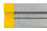 Endstücke Schutzkappe Kunststoff Gelb für Leitplanken Typ B