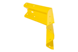 Eckwinkel innen 45° Gelb mit A-Profil für Leitplanken w.l. 380 mm 