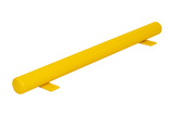 Rammschutzbalken mit Deckel Ø88.9mm. 1200mm lang verzinkt Gel