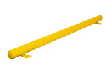 Rammschutzbalken mit Deckel Ø88.9mm. 2000mm lang verzinkt Gelb
