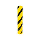 Regalschutz Anfahrschutz L-Profil 160x160x6 mm. Hoch 1200 mm. Gelb-Schwarz