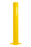 Rammschutz-Poller 159x4,5x1200 mm. auf Betonboden gelb