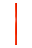 Absperrpoller 76x3,25x1500 mm. Erdreich rot