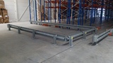 Beschermingsrail Type B 1-hoog 550mm op voetplaat
