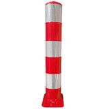 Flexpoller überfahrbar - Ø160mm rot/weiß Klasse 2 | hoch 1m