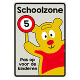 Traffic Teddy | Alu bord 1e Bord Klasse 3