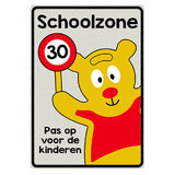 Traffic Teddy | Alu bord 1e Bord Klasse 3