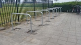 Fahrradbügel ø 60,3x2,9 -1900x1200x1900 - Erdreich in RAL-Farbe
