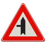 Verkehrszeichen B4 Linke Seitenprioritätskreuzung