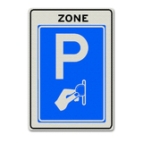 Verkehrszeichen BW111-ZB Bezahlte Parkzone