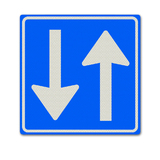 Verkehrszeichen C5 Einfahren erlaubt