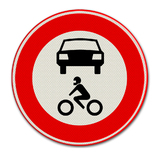 Verkehrszeichen C12 Verboten für Kraftfahrzeuge