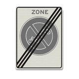 Verkehrszeichen E3-ZB - Endzonenverbot zum Abstellen von Fahrrädern und Mopeds
