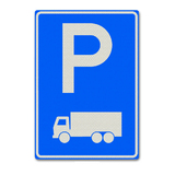 Verkehrszeichen E8-3 - Parken nur für LKWs