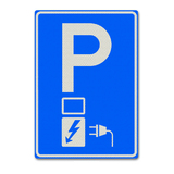 Verkehrszeichen E80 - Parkplatz zum Laden von Elektrofahrzeugen