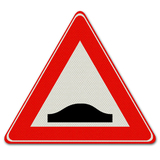 Verkehrszeichen J38 - Speed Bump-Warnung