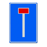 Verkehrszeichen L8 - Sackgasse