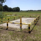 Durchfahrtsschutz 114 in 159 mm auf Betonboden