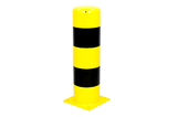 Rammschutz-Poller  219x4,5x1000 mm. auf Betonboden gelb schwarz