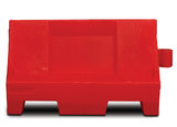 Kunststoffbarrieren l = 1000 mm, h = 550 mm., rot